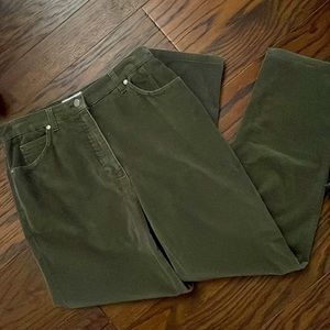 BRAX green/gray size 10S women’s dress pants love these great shape velvet dream